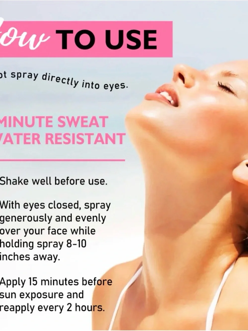 KOEC Sheer Setting Mist SPF 50 - 1 Hr Sweat and Water Resistant